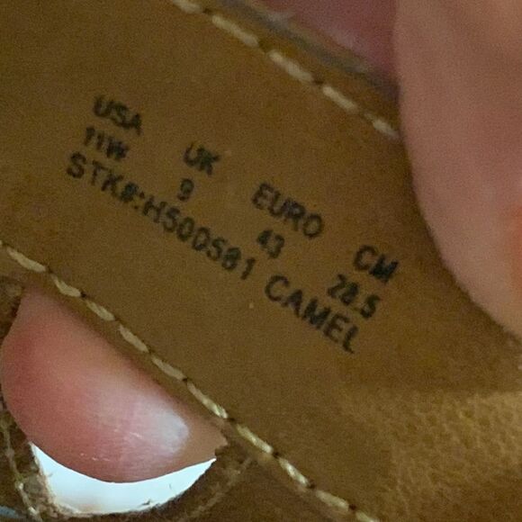 Hush puppies size 11 camel color mules. - Picture 6 of 7